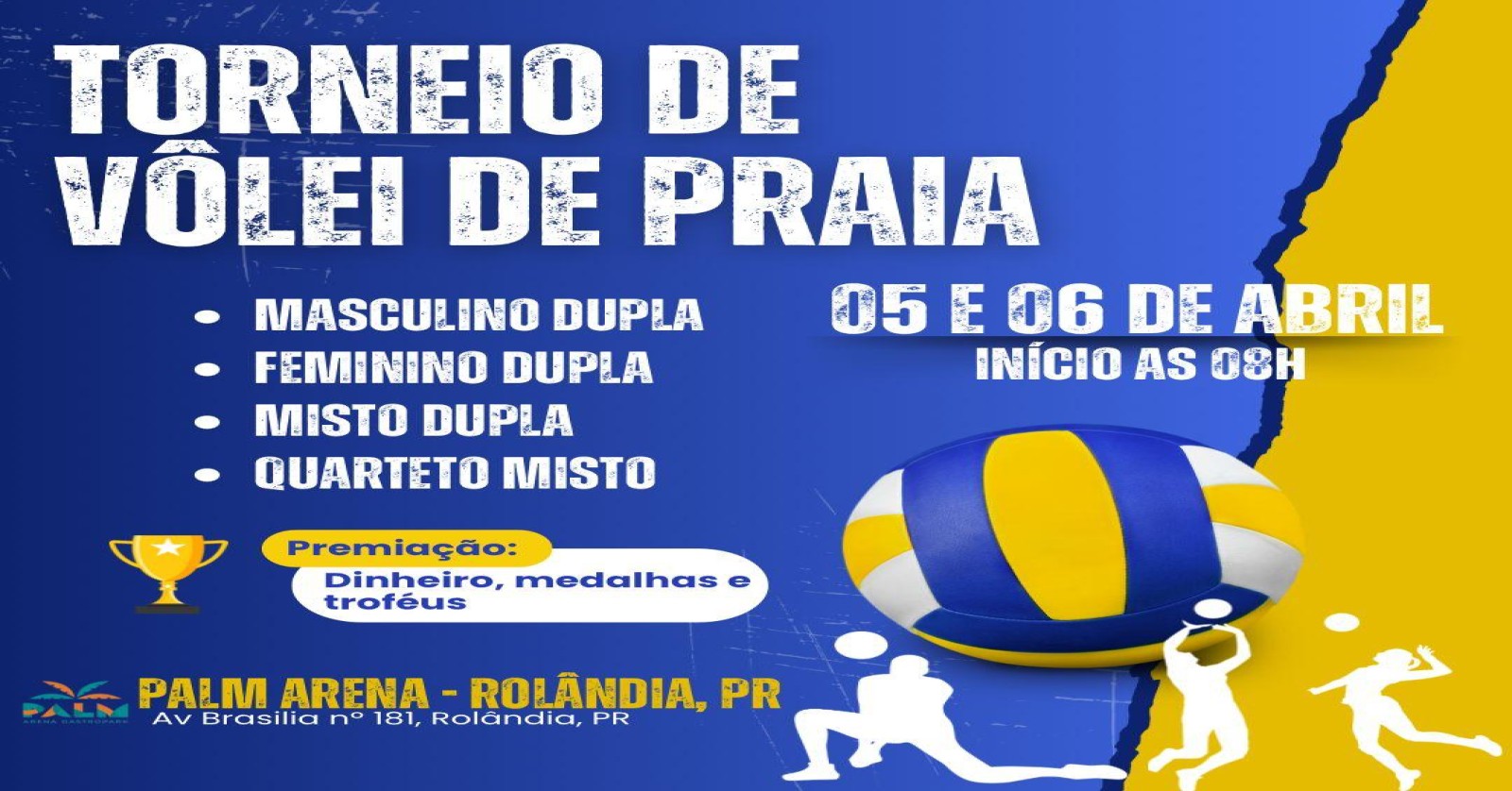 TORNEIO DE VÔLEI DE PRAIA  - PALM ARENA